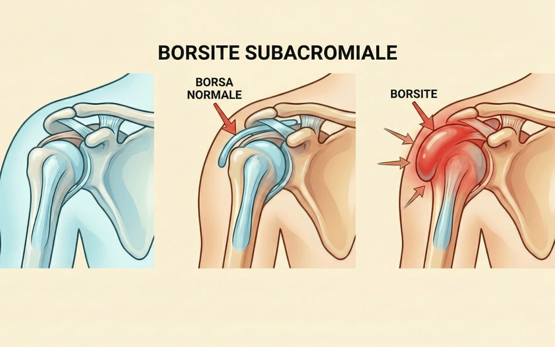 Borsite spalla: sintomi, cause e rimedi per la borsite subacromiale