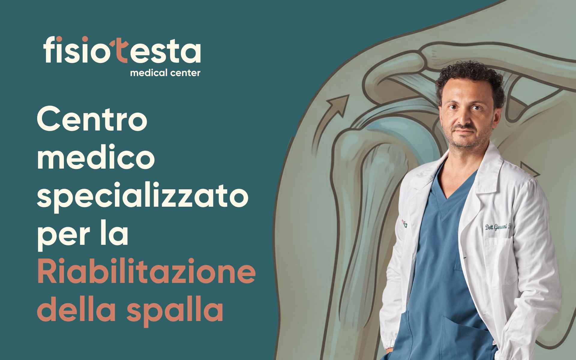 Centro Fisioterapia della Spalla di Fisiotesta a Napoli offre trattamenti specializzati per capsulite, tendinite cuffia rotatori, impingement e borsite con tecnologie d'avanguardia