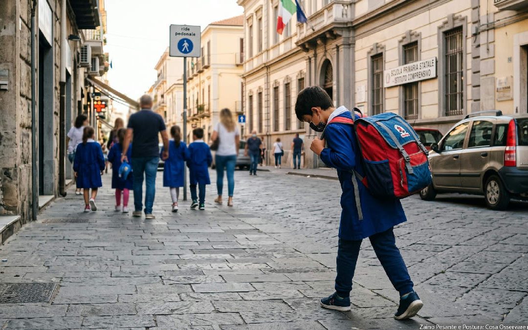 Dolori da rientro a scuola: postura e zaino nei bambini, cosa controllare